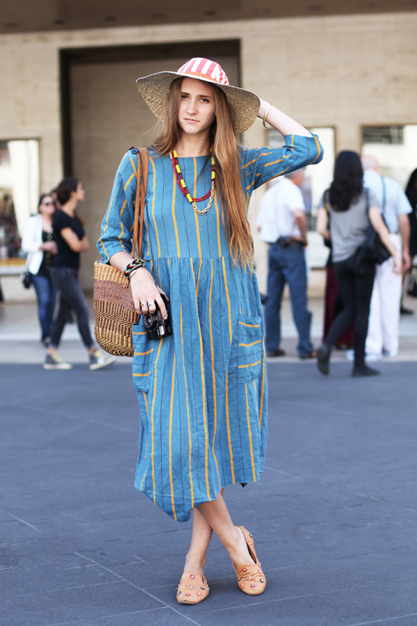 NY-Fashion-Week-vintage-dress-hat