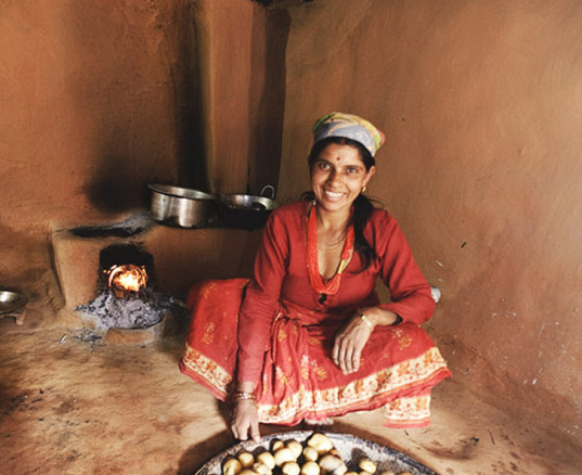 Climate Change in Himalayas: Wood fires, black carbon and biogas