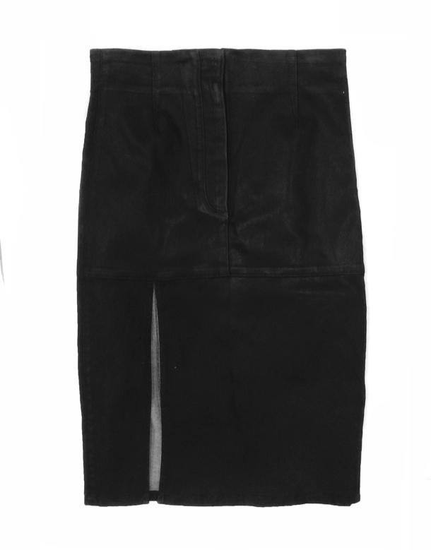 black-coated-skirt