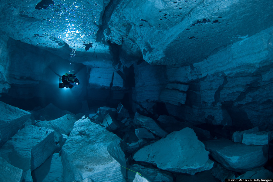 Diving In Russia's Crystal Caves
