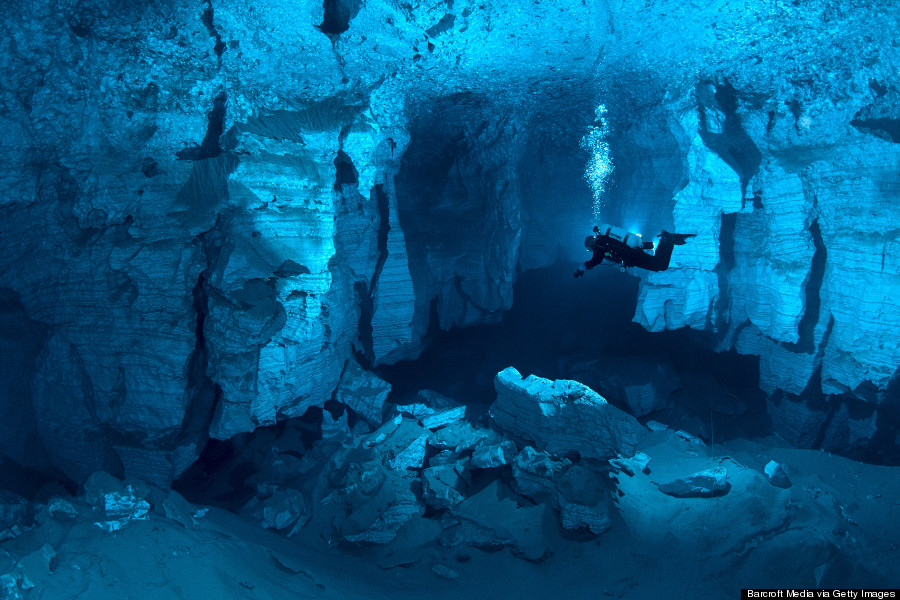 Diving In Russia's Crystal Caves