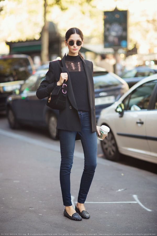 Denim Street Style: Mod and Modern in Black – Orta Blu
