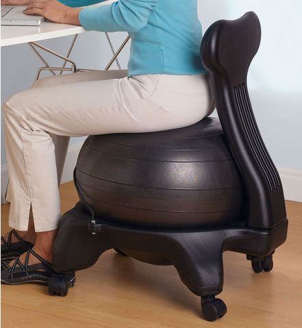 Exercise-ball-chair-Gaiam