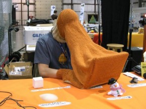 Knit the Laptop “Compubody” Sock for Privacy in Public Places – Orta Blu