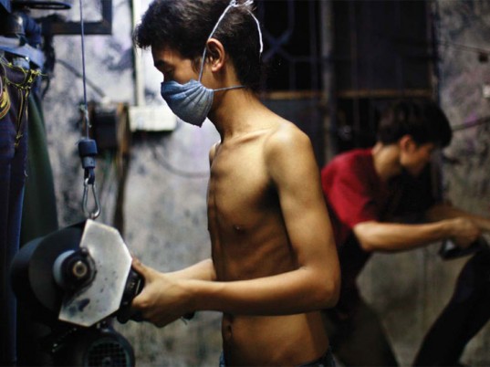 sandblasting
